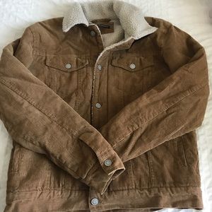 Brandy Melville Elisha Fur Jacket (Brown)